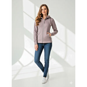 The North Face Mattea Purple Full-Zip Jacket with Hood EUC